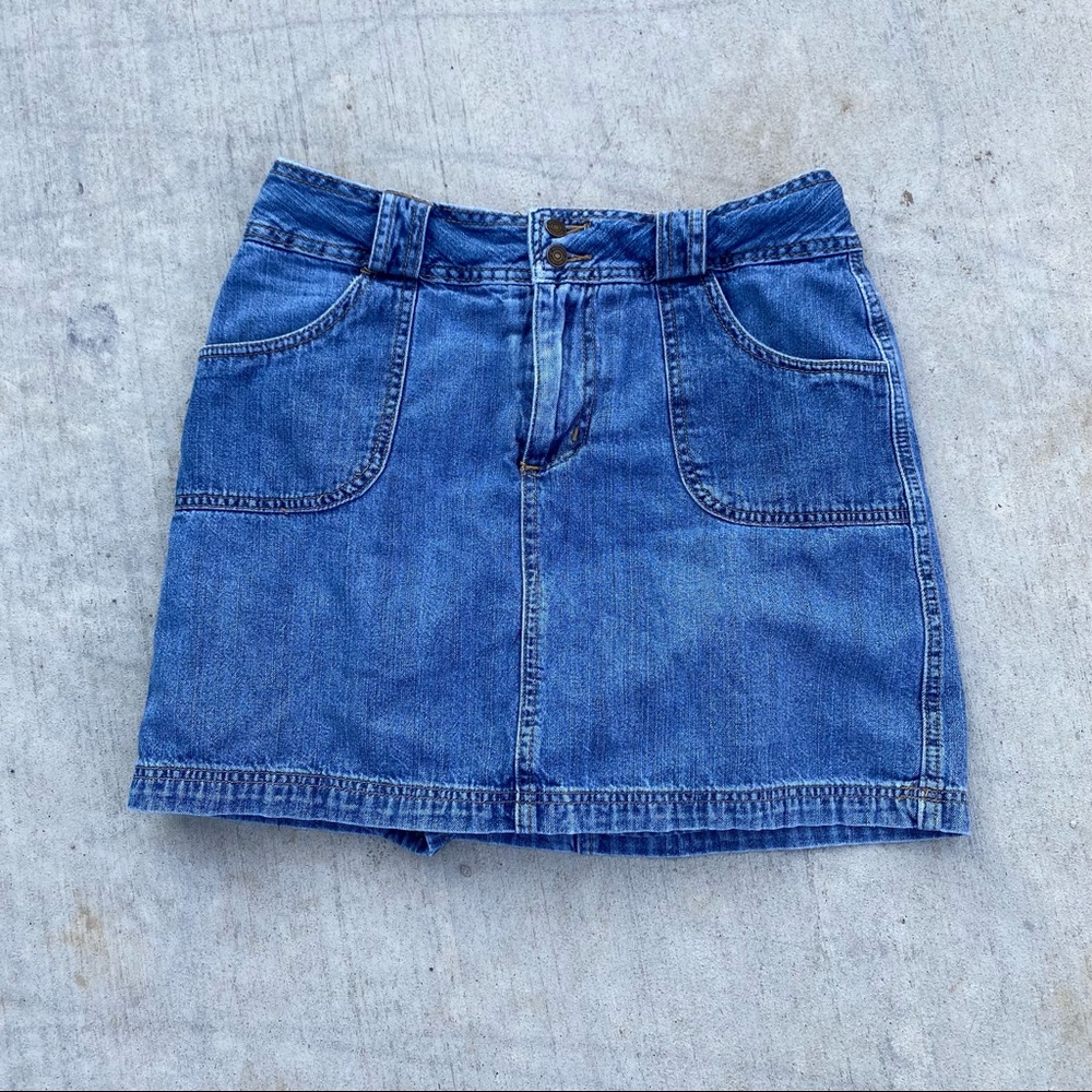 Denim Skorts